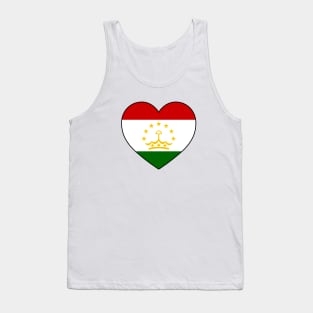 Heart - Tajikistan Tank Top